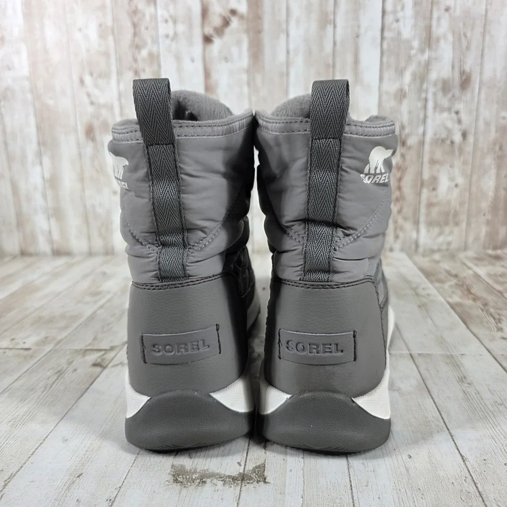 Sorel‎ Whitney II Short Lace Waterproof Winter Boots Grey NL5162-061 Womens 9.5